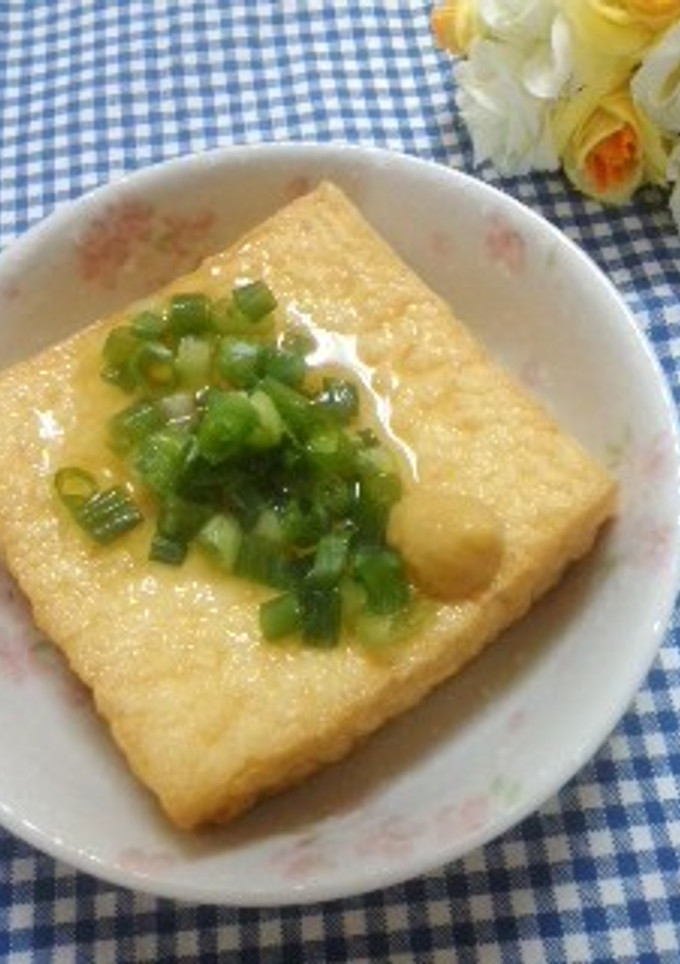 レンジで1分☆厚揚げのなんちゃっておでん-レシピのメイン写真