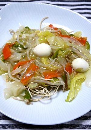 残った素麺リメイク！かた焼きそうめん-レシピのメイン写真
