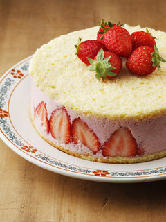いちごのムースケーキ-レシピのメイン写真
