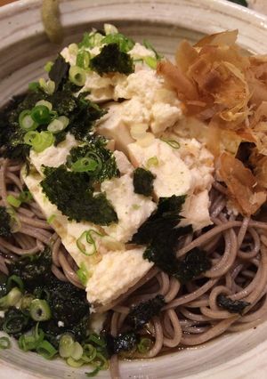 満腹ヘルシー♫くずし豆腐そば-レシピのメイン写真