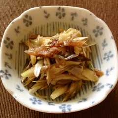 รูปของ みょうがと身欠きニシンの味噌和え