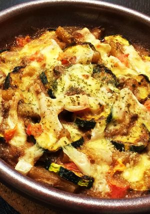 ひき肉とズッキーニのグラタン♪-レシピのメイン写真
