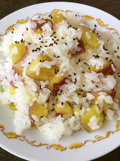 もっちりホクホクさつまいもご飯-レシピのメイン写真