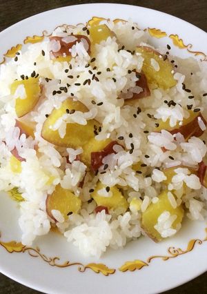 もっちりホクホクさつまいもご飯-レシピのメイン写真