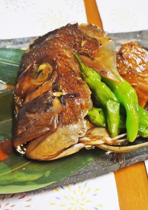 ヨーグルトマジックDE鯛のあら炊き-レシピのメイン写真