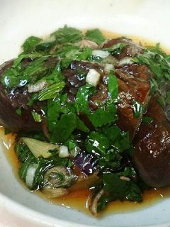 茄子とモロヘイヤの焼きびたし-レシピのメイン写真