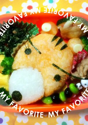 キャラ弁＊ぼのぼの＊ダイ姉ちゃん-レシピのメイン写真