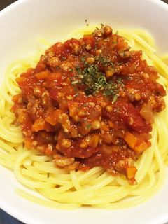 簡単 普通のミートソース-レシピのメイン写真