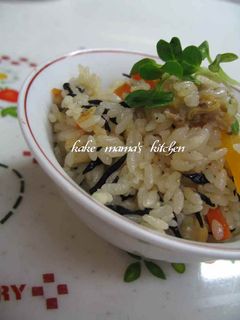 あさりとひじき♥♡炊き込みご飯-レシピのメイン写真