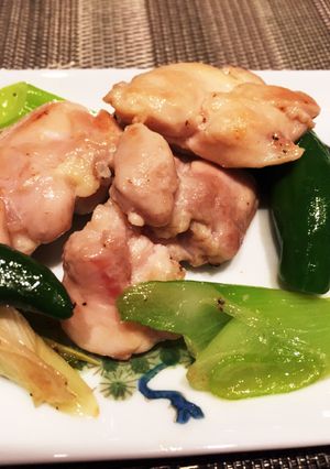 フライパンで簡単☆串なし塩焼き鳥-レシピのメイン写真