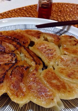 ♡とまらない♡まんぷくパリふわ餃子♪-レシピのメイン写真