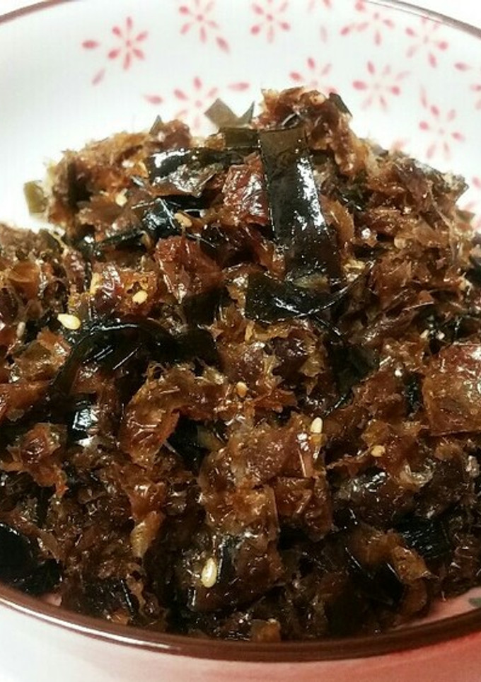 鰹節&昆布のだしがらしっとりふりかけ-レシピのメイン写真