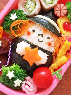 キャラ弁☆ハロウィン☆魔女ちゃん弁当-レシピのメイン写真