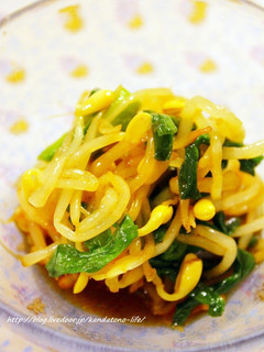 豆もやしとニラの辛ポン和え-レシピのメイン写真