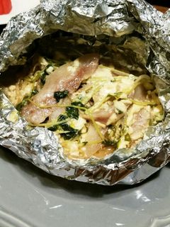 豚トロのマヨホイル焼き-レシピのメイン写真