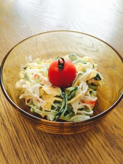 超簡単!キュウリたまごカニカマサラダ☆-レシピのメイン写真