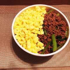 【アラサーずぼらメシ】そぼろ丼-レシピのメイン写真