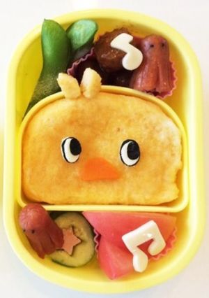 キャラ弁 チキンラーメン ひよこ-レシピのメイン写真