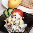 梨とカッテージチーズの豆サラダ