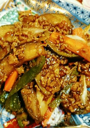 ひき肉たっぷり麻婆茄子-レシピのメイン写真