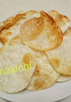 チョー簡単♪餃子の皮☆せんべい-レシピのメイン写真