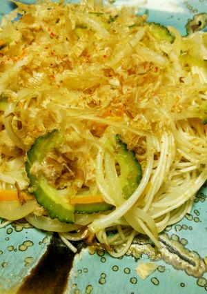 そうめんチャンプルー♪ゴーヤ入り-レシピのメイン写真
