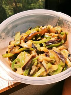 簡単!なすとピーマンの味噌炒め-レシピのメイン写真