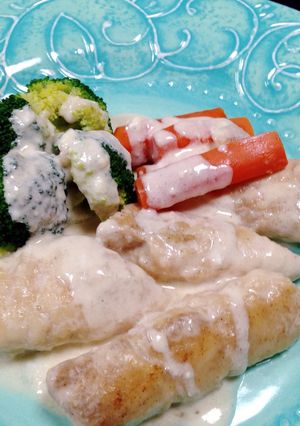 フレンチ風。ささみのクリームソース-レシピのメイン写真