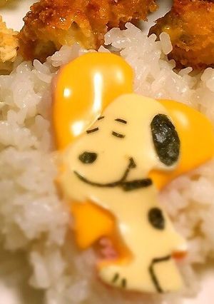スヌーピー（キャラ弁に♪）-レシピのメイン写真