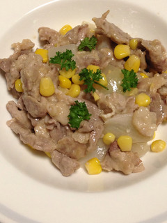 豚肉とコーンの塩炒め-レシピのメイン写真