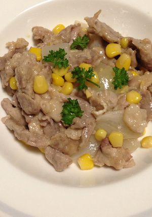 豚肉とコーンの塩炒め-レシピのメイン写真