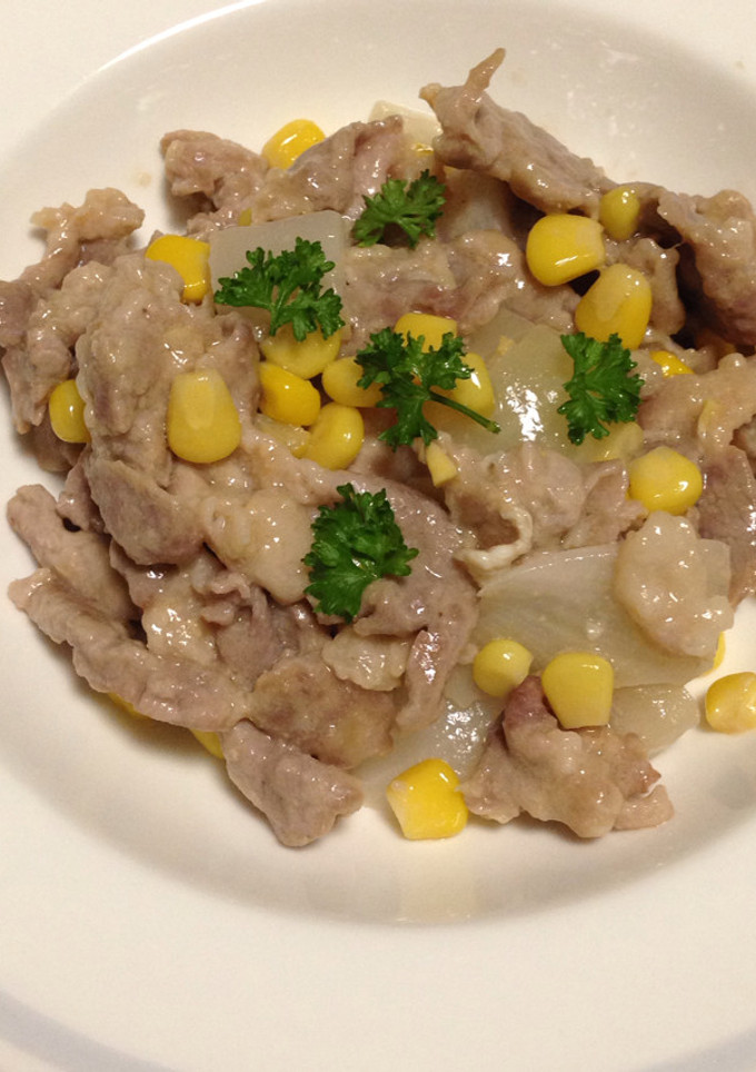 豚肉とコーンの塩炒め-レシピのメイン写真