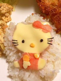 ハローキティ(キャラ弁に♪)-レシピのメイン写真