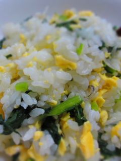小松菜としらすのチャーハン-レシピのメイン写真