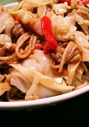 簡単屋台の味！焼きうどんソース味-レシピのメイン写真