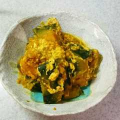 煮かぼちゃのたまご寄せ-レシピのメイン写真