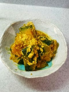 煮かぼちゃのたまご寄せ-レシピのメイン写真