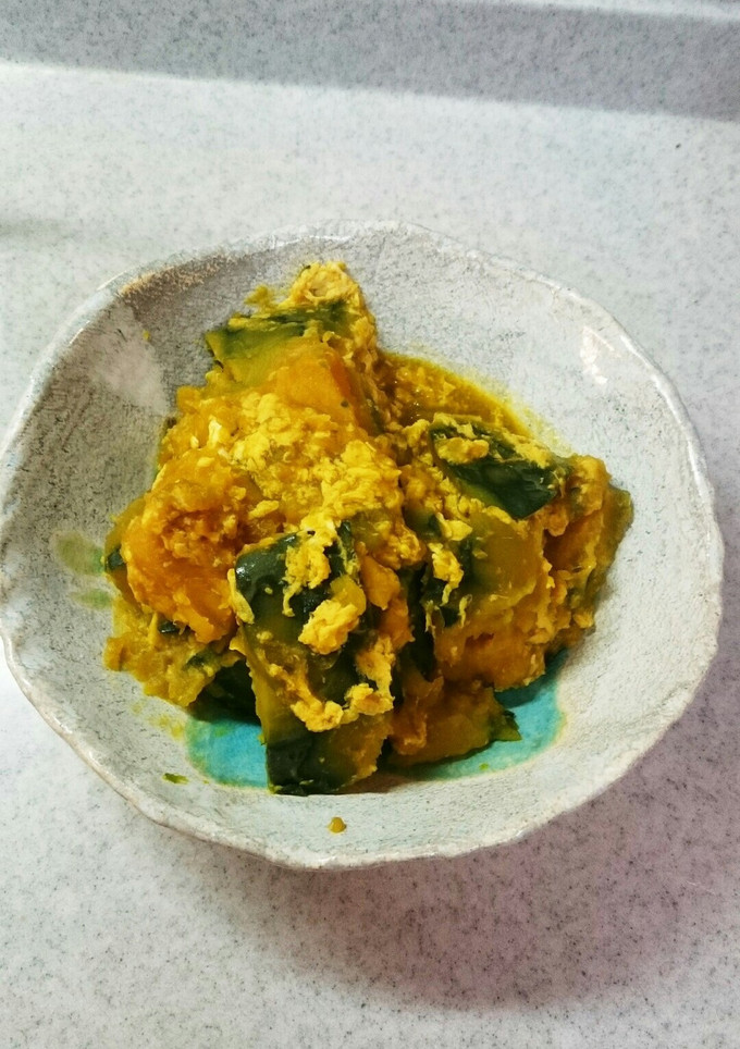 煮かぼちゃのたまご寄せ-レシピのメイン写真