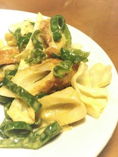 ちくわとピーマンの♡カレーマヨネーズ炒め-レシピのメイン写真