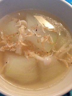 とうがんと干しエビのスープ→かき玉スープ-レシピのメイン写真