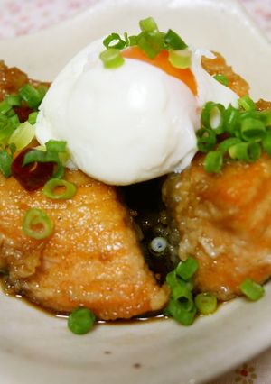 鮭の甘酢絡め・温玉添え-レシピのメイン写真