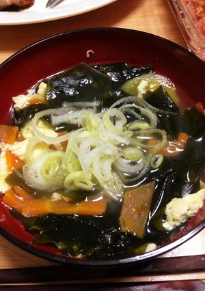母直伝♡たまごフワフワわかめスープ♡-レシピのメイン写真
