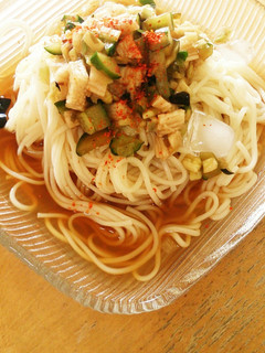 山形のダシをぶっかけ冷や麦!-レシピのメイン写真