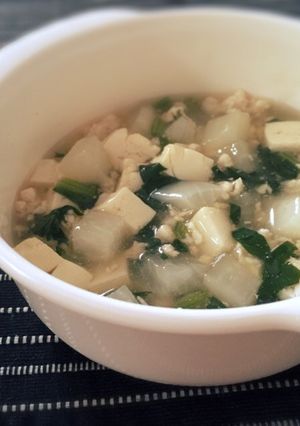 離乳食♡ひき肉と豆腐の中華煮♡-レシピのメイン写真