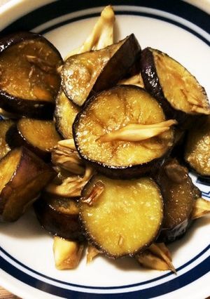 ナスと舞茸の甘炒め-レシピのメイン写真