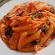我が家のトマトクリームパスタ