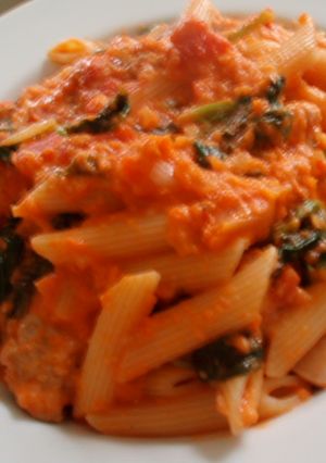 我が家のトマトクリームパスタ-レシピのメイン写真
