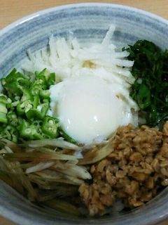 簡単♪乗せるだけ~のネバネバ丼☆-レシピのメイン写真