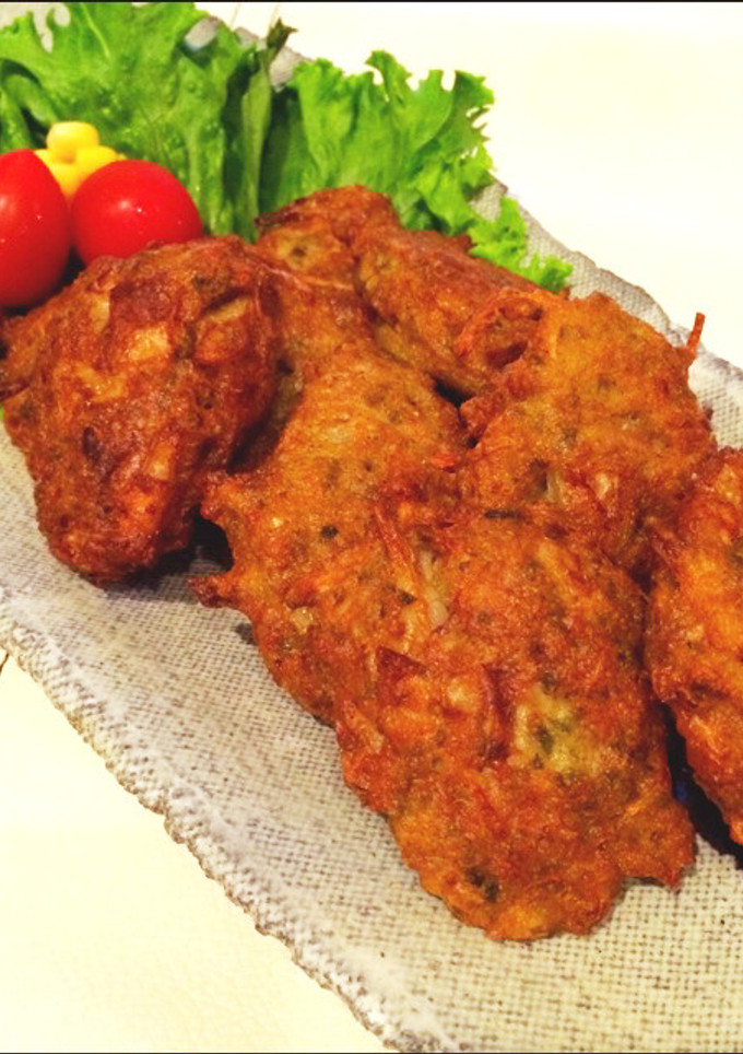＊紅生姜とひき肉のカリふわ揚げ焼き＊-レシピのメイン写真