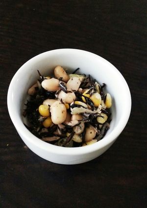 栄養満点!お豆とひじき・ツナサラダ-レシピのメイン写真